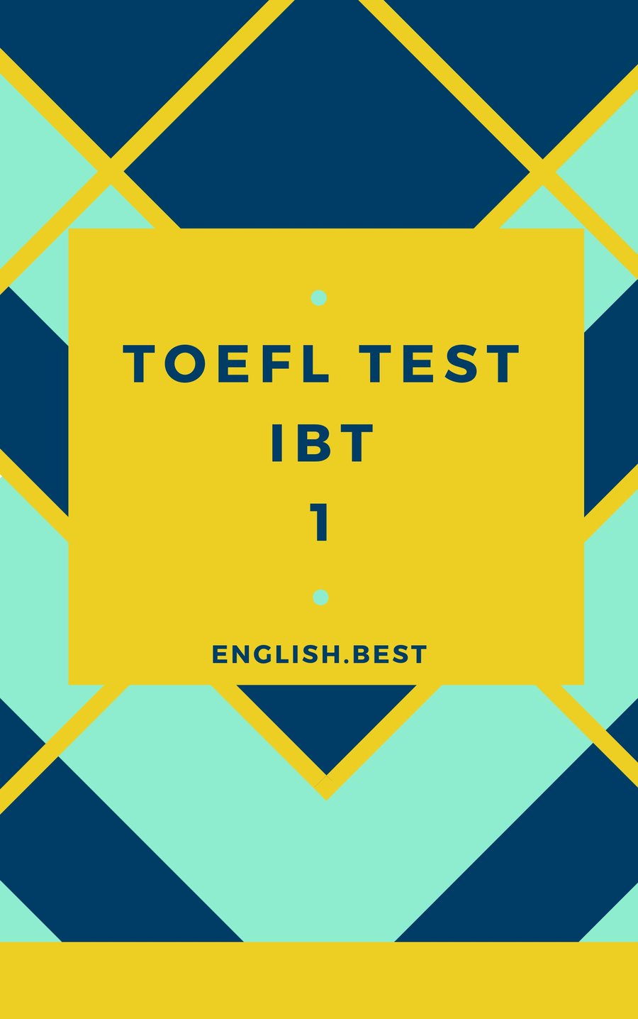 TOEFL Test 1 (PDF+MP3)