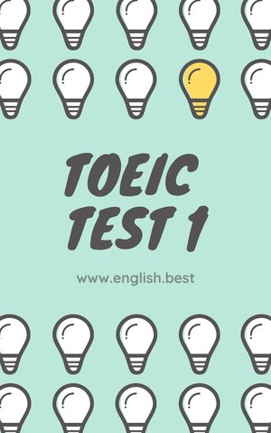 TOEIC Test 1 (PDF+MP3+Pictures)
