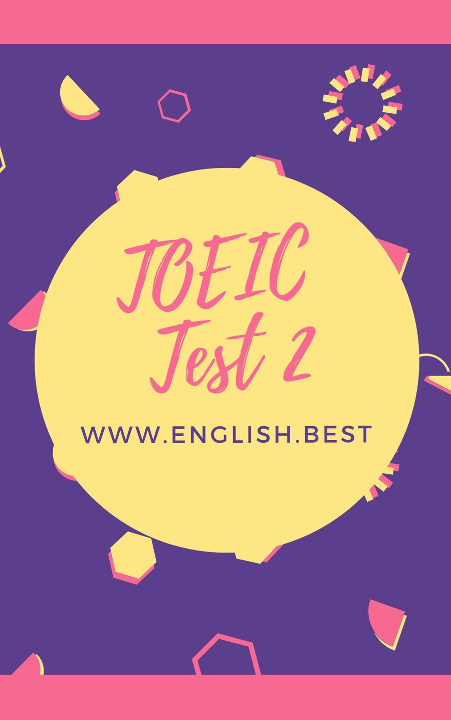 TOEIC Test 2 (PDF+MP3+Pictures)