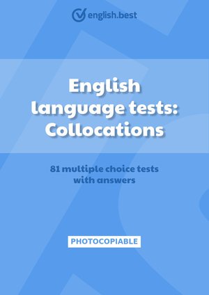 English language tests: Collocations