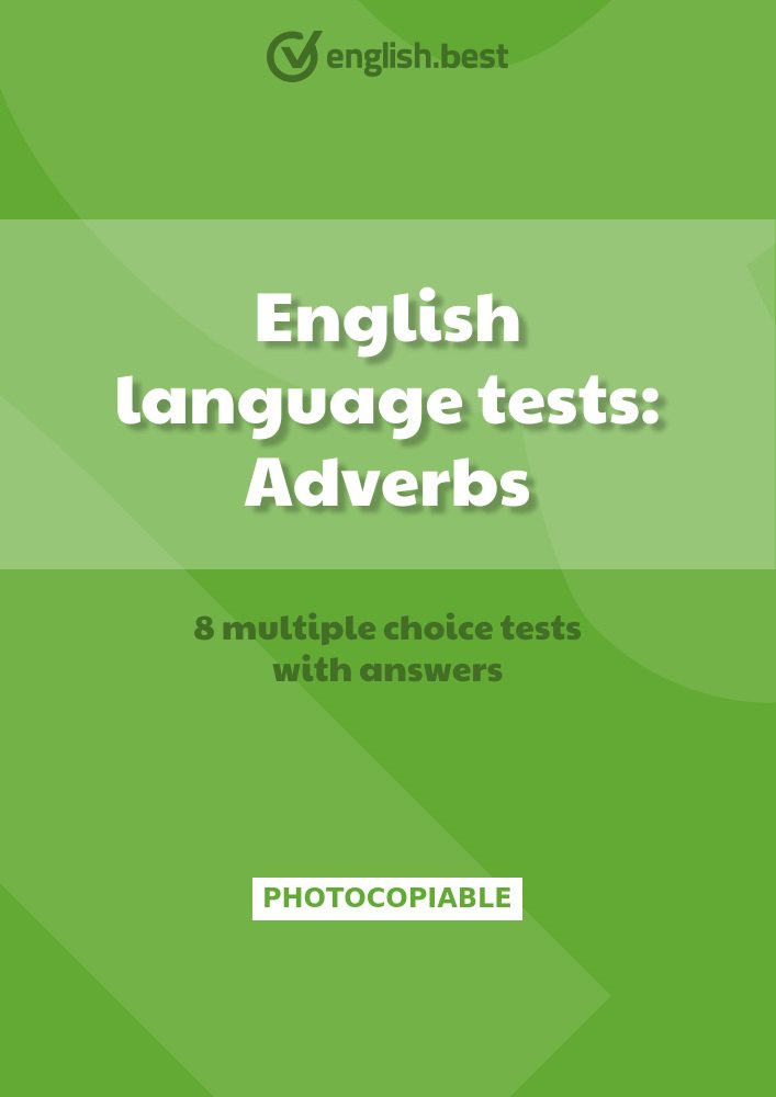 English language tests: Adverbs