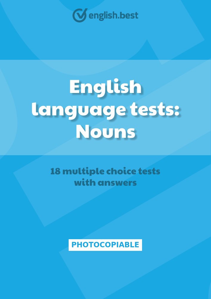 English language tests: Nouns