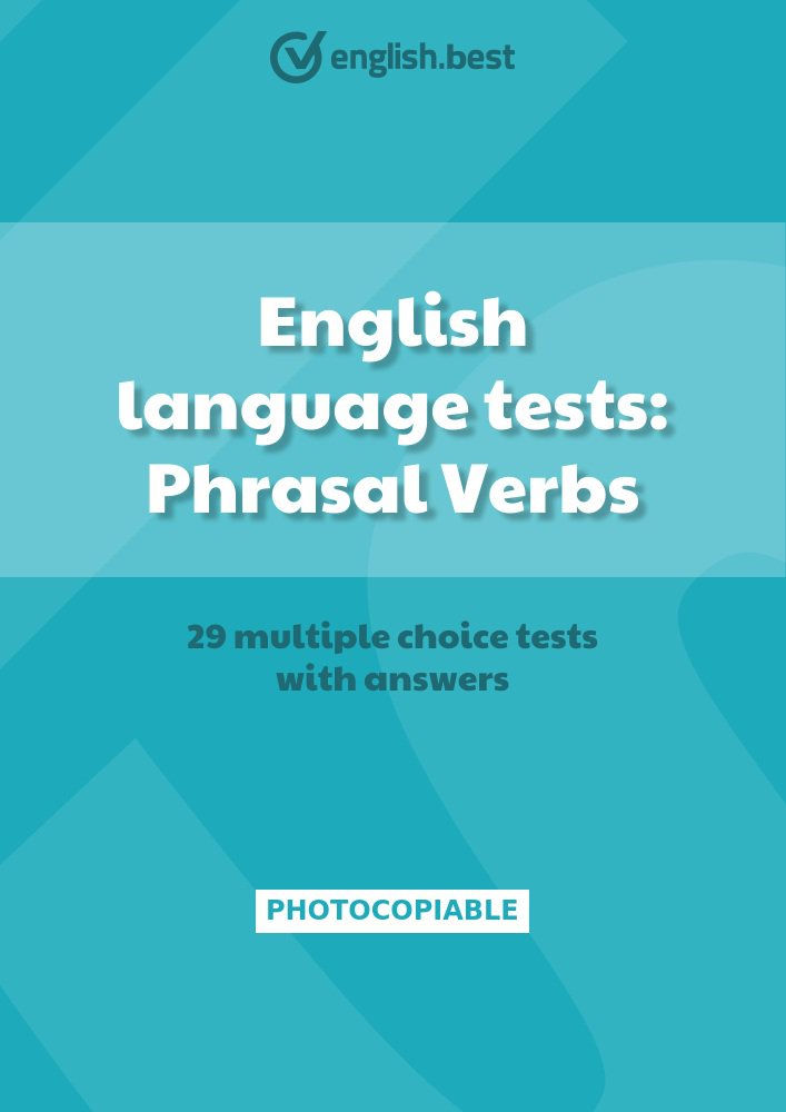 English language tests: Phrasal Verbs