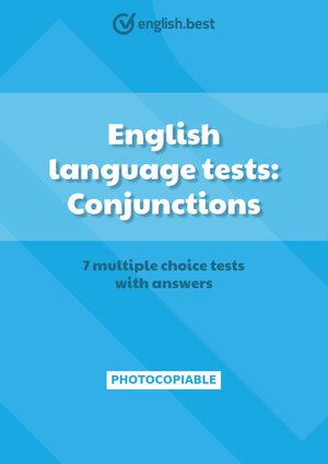 English language tests: Conjunctions