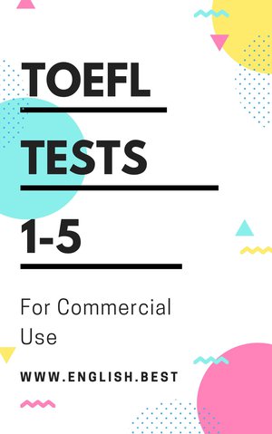 TOEFL Tests for Commercial Use