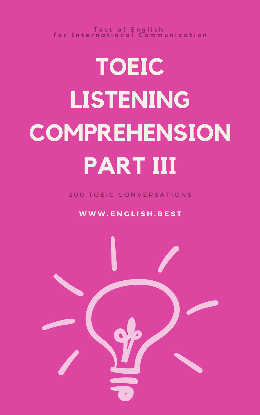 TOEIC Listening Comprehension Exercises Part 3 (MP3 + PDF)