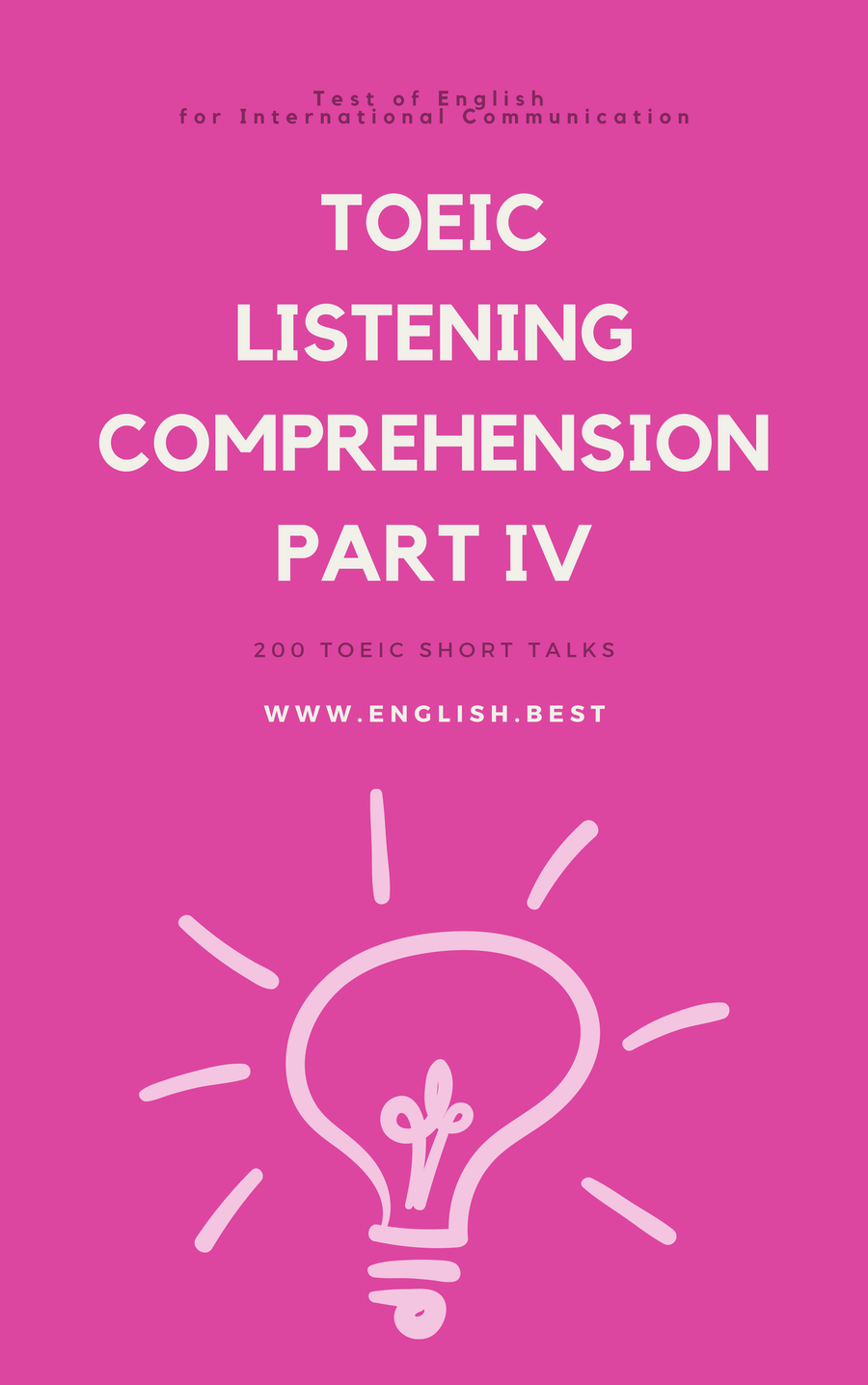 TOEIC Listening Comprehension Exercises Part 4 (MP3 + PDF)